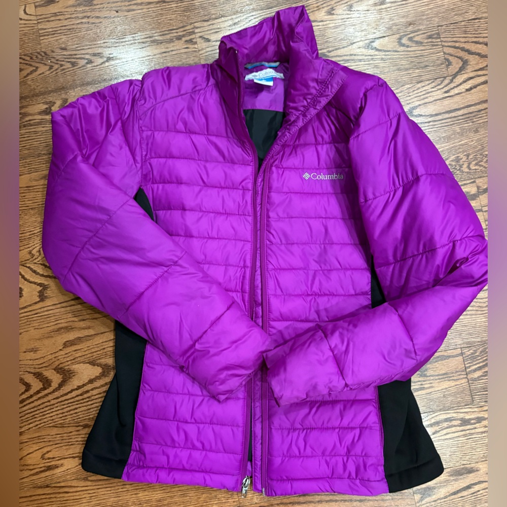 Columbia Sleek Purple Puffer Coat